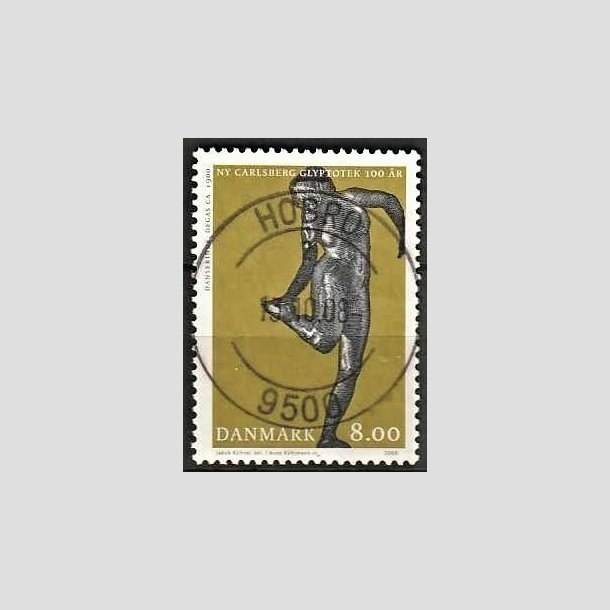 FRIMRKER DANMARK | 2006 - AFA 1476 - Glyplotek 100 r. - 8,00 Kr. Danserinde - Pragt Stemplet Hobro