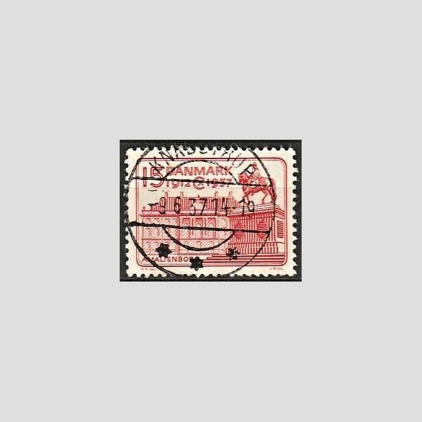 FRIMRKER DANMARK | 1937 - AFA 241 - Chr. X 25 re jubilum 15 re rd - Lux Stemplet Knapstrup