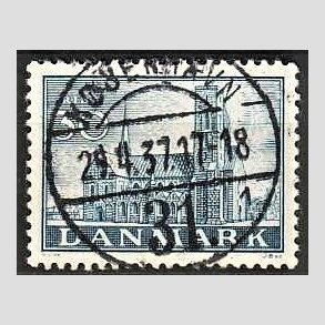 FRIM�RKER DANMARK | 1936 - AFA 233 - Reformationen 30 �re bl� - Lux Stemplet K�benhavn