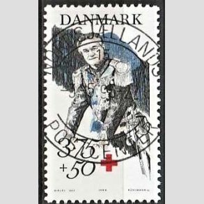FRIMRKER DANMARK | 1994 - AFA 1069 - Prins Henrik 60 r. - 3,75 Kr. + 50 re flerfarvet - Pragt Stemplet