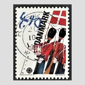 FRIM�RKER DANMARK | 1989 - AFA 939 - Leget�j/Spil for b�rn - 4,40 Kr. flerfarvet - Lux Stemplet Roskilde