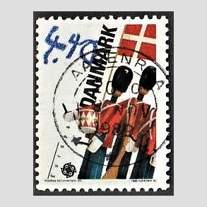 FRIM�RKER DANMARK | 1989 - AFA 939 - Leget�j/Spil for b�rn - 4,40 Kr. flerfarvet - Lux Stemplet Aabenraa