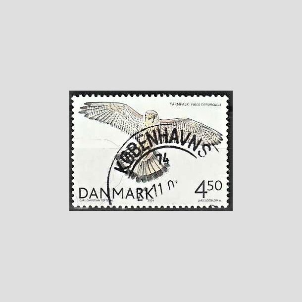 FRIMRKER DANMARK | 2004 - AFA 1409 - Rovfugle i Danmark - 4,50 Kr. Trnfalk - Pragt Stemplet 