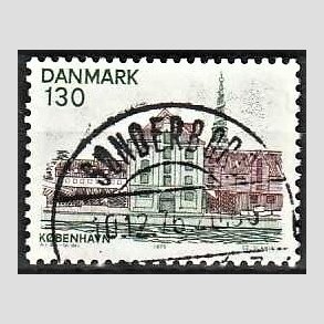 FRIM�RKER DANMARK | 1976 - AFA 616 - K�benhavn - 130 �re gr�n/brun - Pragt Stemplet S�nderborg