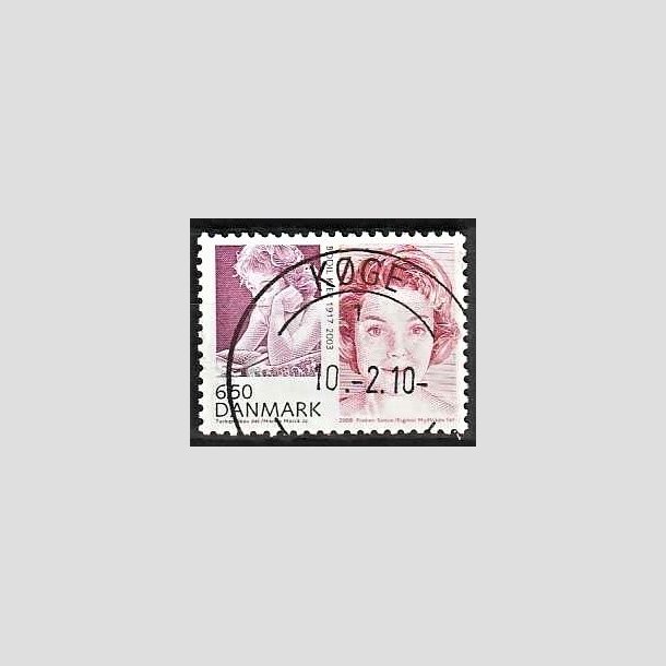 FRIMRKER DANMARK | 2008 - AFA 1552 - Store danskere 2. - 6,50 Kr. Bodil Kjer - Pragt Stemplet Kge