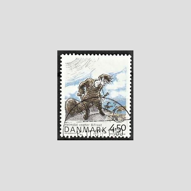 FRIMRKER DANMARK | 2004 - AFA 1384 - Heimdal - 4,50 Kr. flerfarvet - Pragt Stemplet Holbk