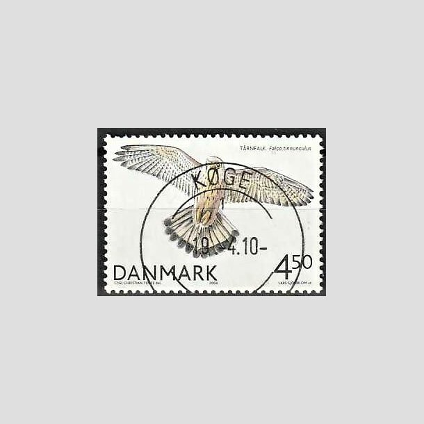 FRIMRKER DANMARK | 2004 - AFA 1409 - Rovfugle i Danmark - 4,50 Kr. Trnfalk - Pragt Stemplet Kge