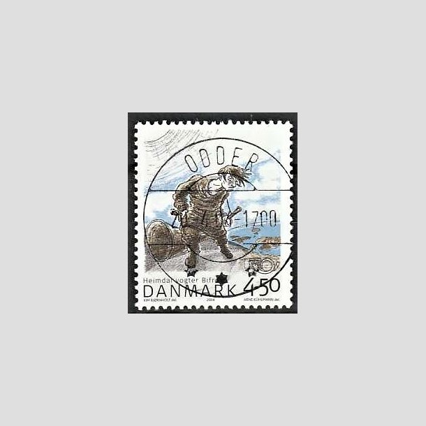 FRIMRKER DANMARK | 2004 - AFA 1384 - Heimdal - 4,50 Kr. flerfarvet - Pragt Stemplet Odder