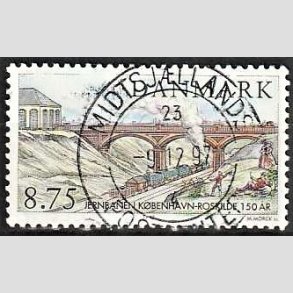 FRIM�RKER DANMARK | 1997 - AFA 1149 - K�benhavn-Roskilde - 8,75 Kr. flerfarvet - Lux Stemplet
