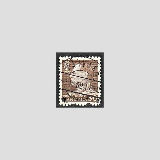 FRIMRKER DANMARK | 1967 - AFA 460 - Fr. IX 50 re brun - Lux Stemplet Frvang