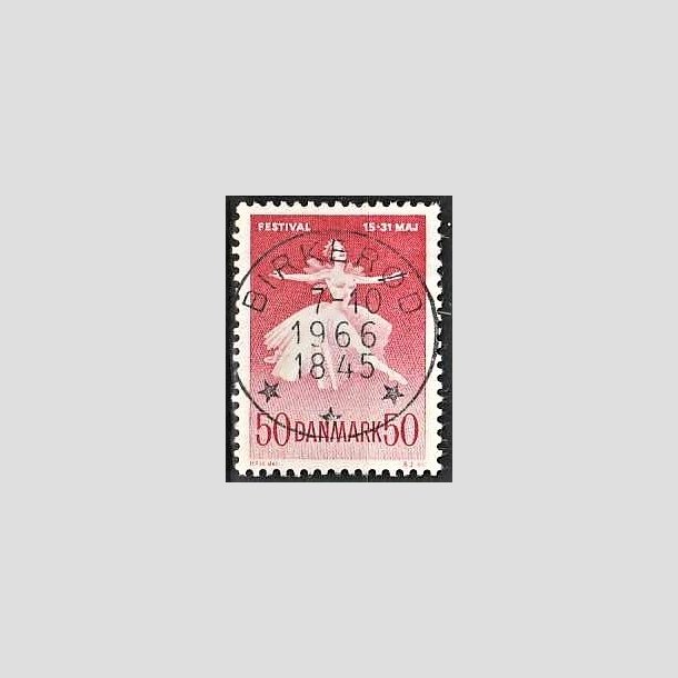 FRIMRKER DANMARK | 1965 - AFA 438 - Ballet og musikfestival - 50 re rd - Pragt Stemplet Birkerd