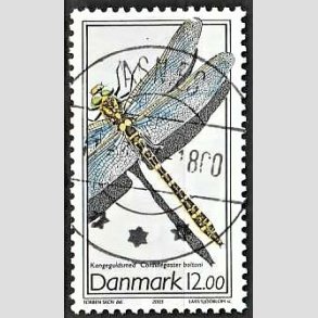 FRIM�RKER DANMARK | 2003 - AFA 1354 - Instekter. - 12,00 Kr. Kongeguldsmed - Pragt Stemplet Asn�s