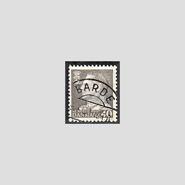 FRIMRKER DANMARK | 1961-62 - AFA 396 - Fr. IX 40 re gr - Pragt Stemplet Barde