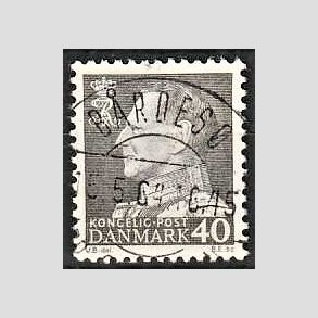 FRIMRKER DANMARK | 1961-62 - AFA 396 - Fr. IX 40 re gr - Pragt Stemplet Brdes