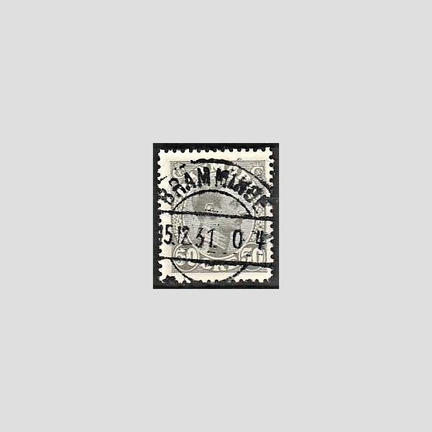 FRIMRKER DANMARK | 1921-22 - AFA 129a - Chr. X 50 re gr - Lux Stemplet Bramminge