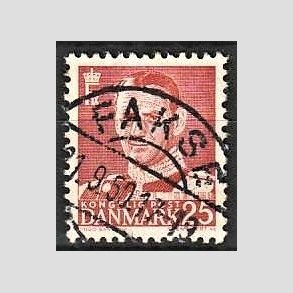 FRIMRKER DANMARK | 1950 - AFA 321 - Fr. IX 25 re rd - Lux Stemplet Fakse