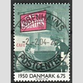 FRIMRKER DANMARK | 2000 - AFA 1259 - 1900 tallet serie 3 - 6,75 Kr. flerfarvet - Pragt Stemplet