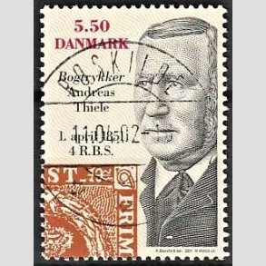 FRIMRKER DANMARK | 2001 - AFA 1277 - Frimrket 150 r - 5,50 Kr. flerfarvet - Pragt Stemplet Roskilde