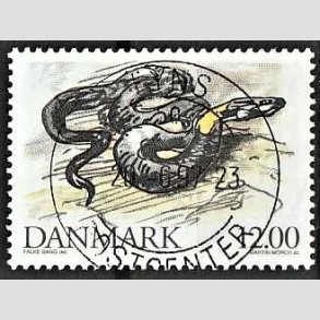 FRIM�RKER DANMARK | 1994 - AFA 1080 - Truede danske dyr - 12,00 Kr. snog - Pragt Stemplet Fyns Postcenter