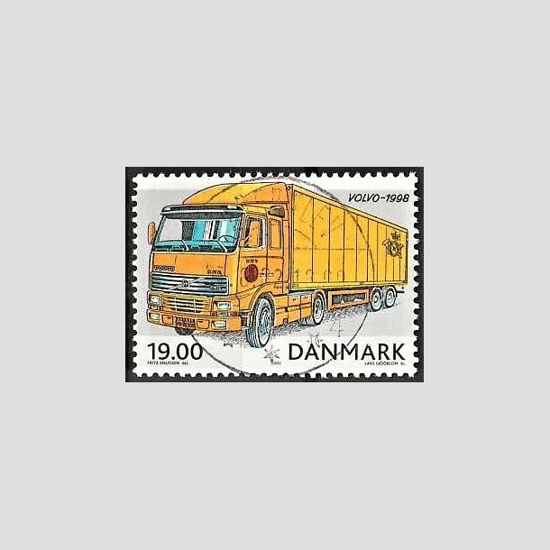 FRIMRKER DANMARK | 2002 - AFA 1324 - Postkretjer - 19,00 Kr. flerfarvet - Pragt Stemplet Gjesing