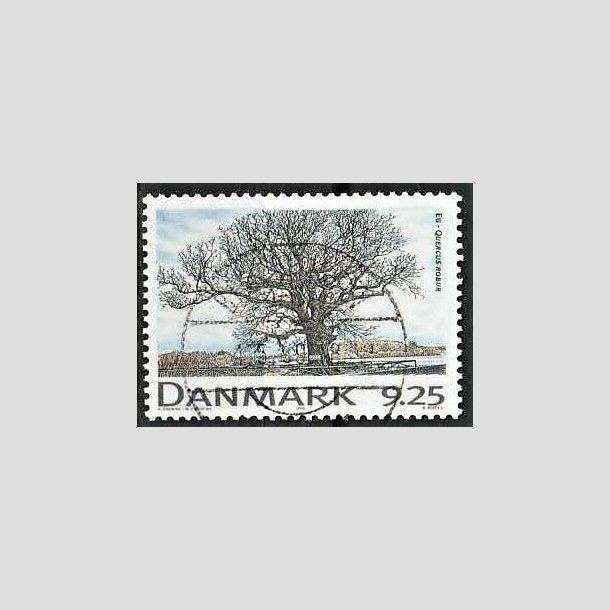 FRIMRKER DANMARK | 1999 - AFA 1199 - Danske lvtrer - 9,25 Kr. Eg - Pragt Stemplet