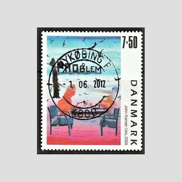 FRIMRKER DANMARK | 2005 - AFA 1441 - Frimrkekunst 8. - 7,50 Kr. John Krner - Pragt Stemplet Nykbing F