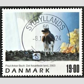 FRIMRKER DANMARK | 2003 - AFA 1362 - Frimrkekunst 6. - 19,00 Kr. Poul Anker Bech - Pragt Stemplet