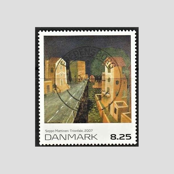 FRIMRKER DANMARK | 2007 - AFA 1509 - Frimrkekunst 10. - 8,25 Kr. Seppo Marttinen - Pragt Stemplet Fredensborg