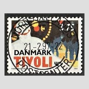 FRIM�RKER DANMARK | 1993 - AFA 1043 - Turisme - 3,75 Kr. flerfarvet - Pragt Stemplet