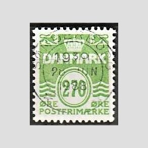 FRIM�RKER DANMARK | 1988 - AFA 894 - B�lgelinie - 270 �re lysgr�n - Pragt Stemplet S�nderborg