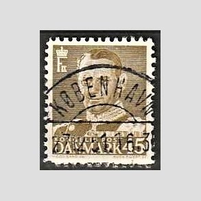FRIMRKER DANMARK | 1948-50 - AFA 311 - Fr. IX 45 re oliven - Lux Stemplet Kbenhavn