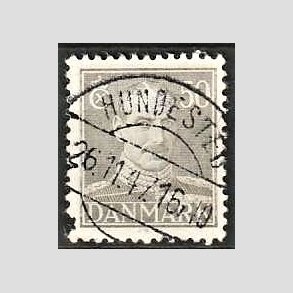 FRIMRKER DANMARK | 1945 - AFA 289 - Chr. X 50 re gr - Lux Stemplet Hundested