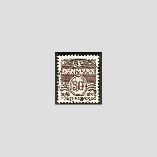 FRIMRKER DANMARK | 1974 - AFA 571 - Blgelinie 50 re brun - Lux Stemplet lborg