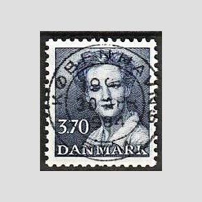 FRIMRKER DANMARK | 1984 - AFA 792 - Dronning Margrethe - 3,70 Kr. bl - Pragt Stemplet Kbenhavn
