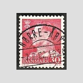 FRIMRKER DANMARK | 1961-62 - AFA 394 - Fr. IX 30 re rd - Lux Stemplet Nrre - by
