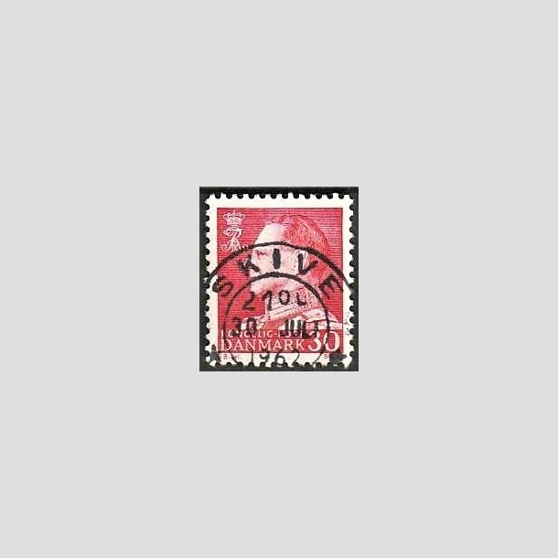 FRIMRKER DANMARK | 1961-62 - AFA 394 - Fr. IX 30 re rd - Lux Stemplet Skive