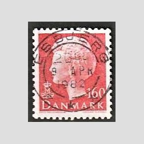 FRIMRKER DANMARK | 1981 - AFA 715 - Dronning Margrethe - 160 re rd - Pragt Stemplet Esbjerg