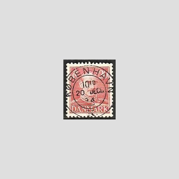 FRIMRKER DANMARK | 1942-44 - AFA 276 - Chr. X 20 re rd - Lux Stemplet Kbenhavn