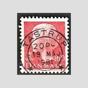 FRIMRKER DANMARK | 1981 - AFA 715 - Dronning Margrethe - 160 re rd - Pragt Stemplet Tstrup