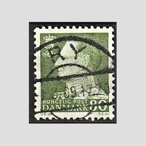 FRIMRKER DANMARK | 1967 - AFA 462F - Fr. IX 80 re grn - Lux Stemplet Ry