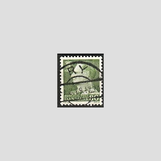 FRIMRKER DANMARK | 1967 - AFA 462F - Fr. IX 80 re grn - Lux Stemplet Ry