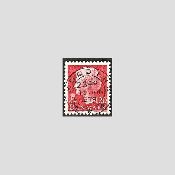 FRIMRKER DANMARK | 1977 - AFA 646 - Dronning Margrethe - 120 re rd - Pragt Stemplet Kolding