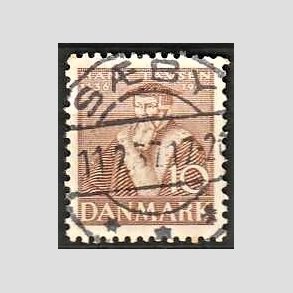 FRIM�RKER DANMARK | 1936 - AFA 231 - Reformationen 10 �re brun - Lux Stemplet S�by
