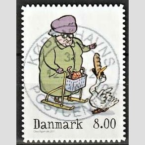 FRIM�RKER DANMARK | 2011 - AFA 1683a - Vintereventyr - 8,00 Kr. flerfarvet - Pragt Stemplet