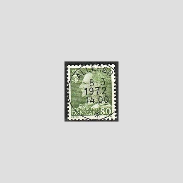 FRIMRKER DANMARK | 1967 - AFA 462F - Fr. IX 80 re grn - Lux Stemplet Allerd