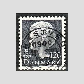 FRIMRKER DANMARK | 1974 - AFA 564 - Dronning Margrethe - 120 re grbl - Pragt Stemplet Nstved