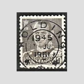 FRIMRKER DANMARK | 1950 - AFA 322 - Fr. IX 40 re gr - Lux Stemplet Kolding