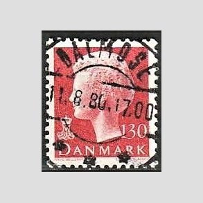 FRIMRKER DANMARK | 1979 - AFA 678 - Dronning Margrethe - 130 re rd - Pragt Stemplet Dalmose