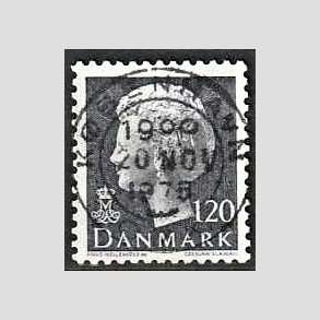 FRIMRKER DANMARK | 1974 - AFA 564 - Dronning Margrethe - 120 re grbl - Pragt Stemplet Kbenhavn