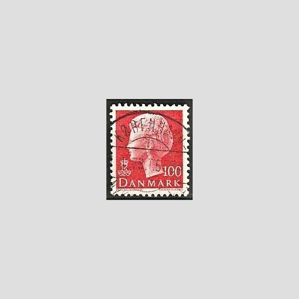 FRIMRKER DANMARK | 1976 - AFA 620 - Dronning Margrethe - 100 re rd - Pragt Stemplet Kbenhavn